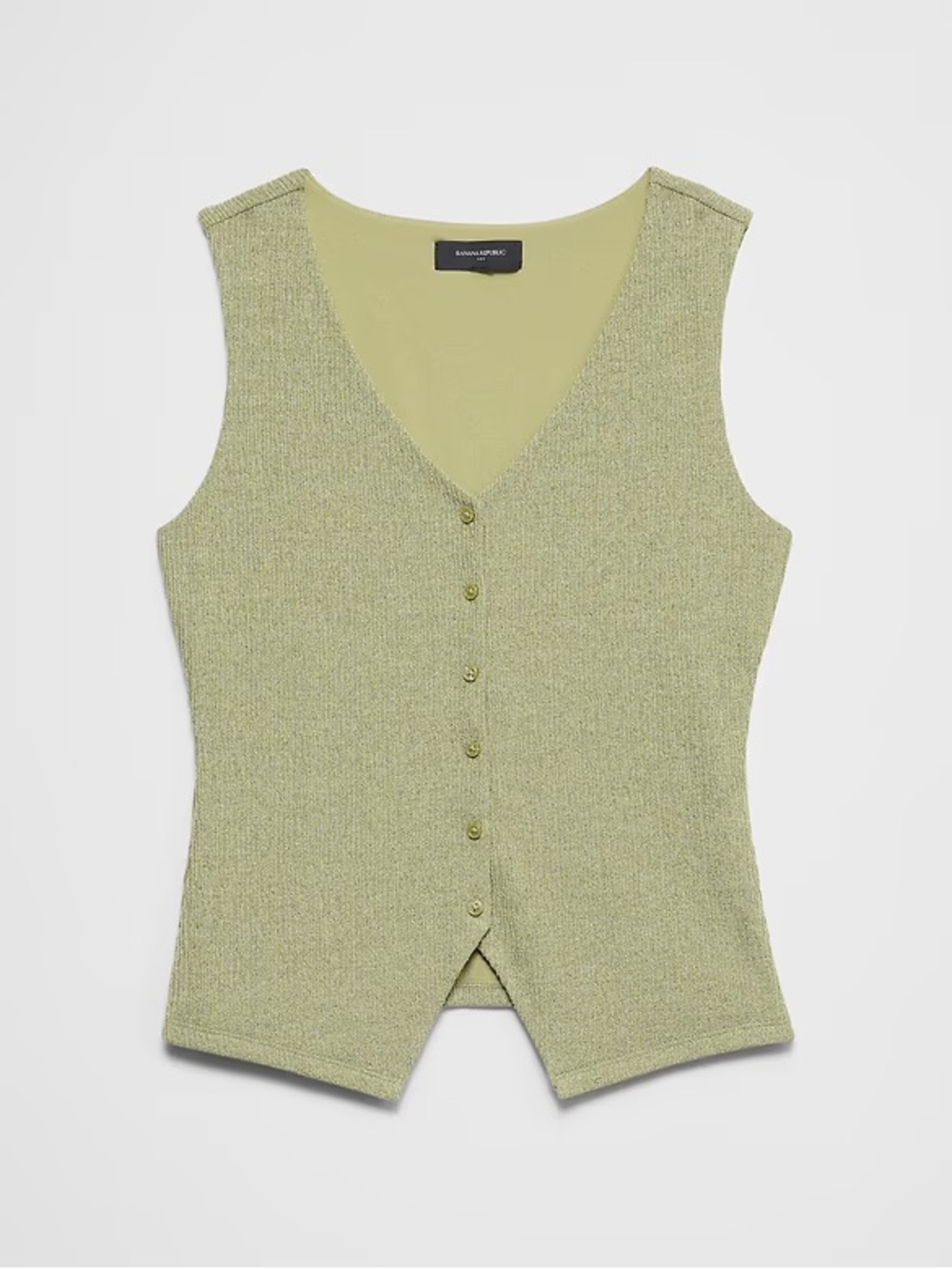 NWOT banana republic factory jacquard crinkled vest top - Picture 3 of 6